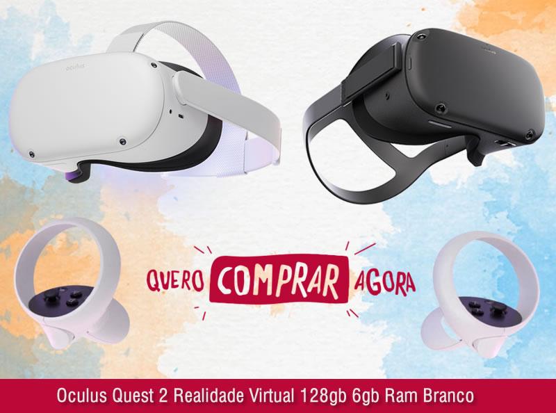 Oculos Headset de Realidade Virtual - Oculus Quest 2